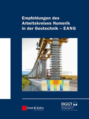 cover image of Empfehlungen des Arbeitskreises "Numerik in der Geotechnik"--EANG